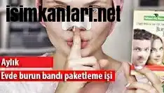 Burun Bandı Paketleme İşi