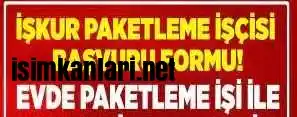 Evde Paketleme İşi