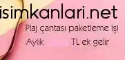 Plaj Çantası Paketleme İşi