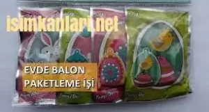 Evde Balon Paketleme İşi