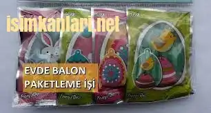 Evde Balon Paketleme İşi