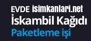 Evde İskambil Kağıdı Paketleme İşi