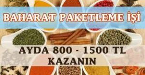Evde Baharat Paketle
