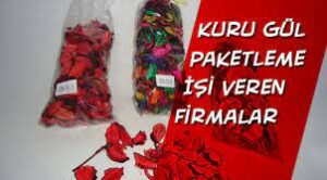 Evde Gül Paketleme İşi