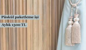 Evde Püskül Paketleme İşi