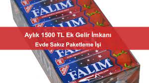 Sakız Paketleme İşi