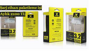 Telefon Şarj Cihazı Paketleme